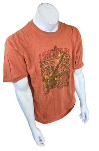 Comfort Colors Men's Moe.Down 2011 Musical Festival Orange Shirt Size Large