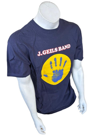 Anvil Men's J. Geils Band House Party Navy Blue Short Sleeve Shirt Size Large