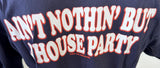 Anvil Men's J. Geils Band House Party Navy Blue Short Sleeve Shirt Size Large