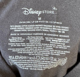 Disney Men's Mickey Mouse Chicago Sky Line Black Short Sleeve Shirt Size Medium