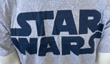 Disney Men's Star Wars Gray Short Sleeve Shirt Size Medium