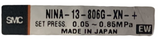 SMC NINA-13-806G-XN Filter Regulator 0.05 - 0.85 MPa