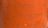 Hyson Products MOR-2.5 X .75 Manifold Cylinder 0.75" Stroke 2-1/2" x 12 Thread