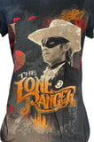 Gildan Disney Parks Women's The Lone Ranger Black Graphic Shirt Size Large