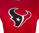 Nike Women's Houston Texans Slim Fit Red Short Sleeve Shirt Size Small