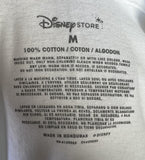 Disney Store Women's Tinker Bell Believe White Short Sleeve Shirt Size Medium