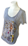 Disney Store Women's Winnie The Pooh Friendly Day Gray Shirt Size Medium