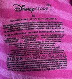 Disney Store Women's Mickey & Minnie Mouse XOXO Pink Glitter Shirt Size Medium