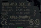 Allen-Bradley 800F-X10 Selector Switch  AC-15 DC-13