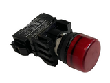 Allen-Bradley 800E-4T5 Push Button Switch Red 110/120 VAC Series A