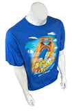 Anvil Men's Universal Studios Hollywood Simpsons Blue Shirt Size Large