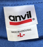 Anvil Men's Universal Studios Florida Simpsons Blue Shirt Size Large