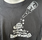 Anvil Men's Magic Hat Brewing 10 Year Anniversary Black Shirt Size Large