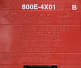 Allen-Bradley 800E-4X01 Red Momentary Push Button Series B