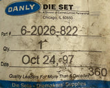 Danly 6-2026-822 Die Set Ball Bearing Cage