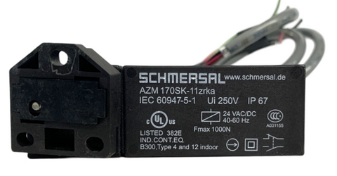 Schmersal AZM 170SK-11zrka Safety Interlock Switch 24 VAC/DC