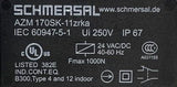 Schmersal AZM 170SK-11zrka Safety Interlock Switch 24 VAC/DC