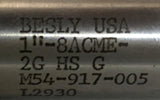 Besly USA 1"-8ACME-2G HS G Straight Flute Tap M54-917-005 L2930