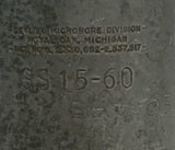 Devlieg Microbore SS15-60 Adjustable Boring Bar Tool Holder 1-1/2" Shank