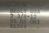 Besly 2-3/8"-12 Hand Tap 6 Flute NS HS GH3 X1283