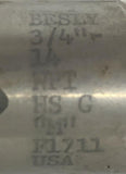 Besly 3/4"-14 NPT HS G M Straight Flute Tap F1711