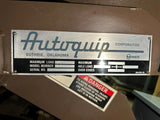 AutoQuip 21S25 Scissors Lift Table 2500 lb Capacity 364-0151-1A