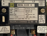 Square D 8810SB01 Two Speed Motor Starter 600 VAC