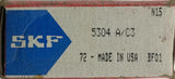 SKF 5304 A/C3 Ball Bearing 7/8" X 1-7/8" X 7/8"