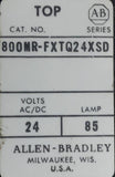 Allen-Bradley 800MR-FXTQ24XSD Red Push Button Switch 24V