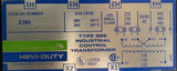 Hevi-Duty E380 Industrial Control Transformer Type SBE 220/230/240V 440/460/480V