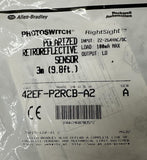 Allen-Bradley 42EF-P2RCB-A2 Polarized Retroreflective Photoelectric Sensor 3m