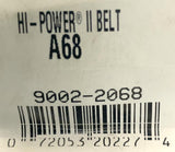 Gates A68 HI-Power II V Belt 90022068