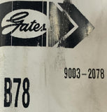 Gates B78 HI-Power II V Belt 90032078