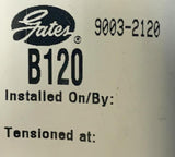 Gates B120 HI-Power II V Belt 90032120