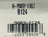 Gates B124 HI-Power II V Belt 90933124