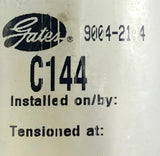 Gates C144 HI-Power II V Belt 90042144