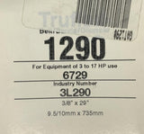 Gates 1290 Truflex V-Belt 3L290