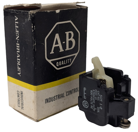 Allen-Bradley 1495-G1 Auxiliary Contact Block Series L 1 & 2 Size 600VAC