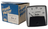 General Electric 50-152121ECRL2BCF DC Amperes Panel Meter 0-50 MV DC