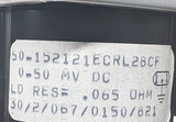 General Electric 50-152121ECRL2BCF DC Amperes Panel Meter 0-50 MV DC
