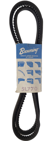 Browning 5L770 V-Belt 5L Section 77" O.D  21/32" W  3/8" THK Neoprene S-4113