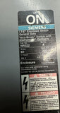 Siemens NR322 Vacu-Break Fusible Disconnect Safety Switch Series A 60A 240V 1 PH