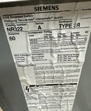 Siemens NR322 Vacu-Break Fusible Disconnect Safety Switch Series A 60A 240V 1 PH