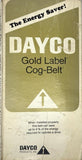 Dayco AX53 Gold Label Cogged V-Belt