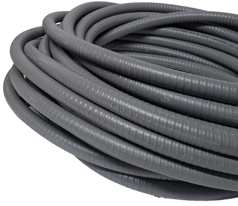 Electri-Flex EF-11 Liquid Tight Flexible Conduit Steel Gray 1/2" Size 100 ft