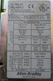 Allen-Bradley 700DC-PK800Z24 DC Relay Series D 24 VDC Rail Mount