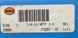 Besly 3/4"-14 NPTF Pipe Tap 6" OAL 5 Flute F6287 3166