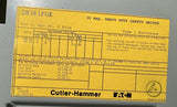Cutler-Hammer DH361FGK Fusible Heavy Duty Safety Switch 600VAC 30A 3 Pole NEMA 1
