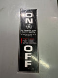 General Electric TG4322 Fusible Heavy Duty Safety Switch 240VAC 60A 3Pole NEMA 1