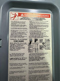 Square D H361AWK Fusible Heavy Duty Safety Switch 30 A 600 VAC 3 Phase 3 Pole